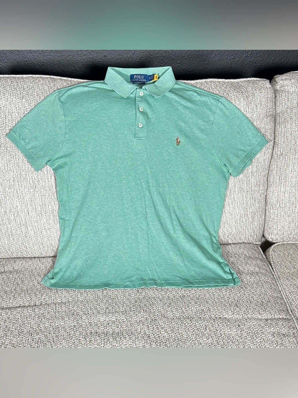 Polo by Ralph Lauren Seafoam Green Short-Sleeve Polo